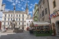 Czech Republic , Cesky Krumlov . The historic center of the city Royalty Free Stock Photo